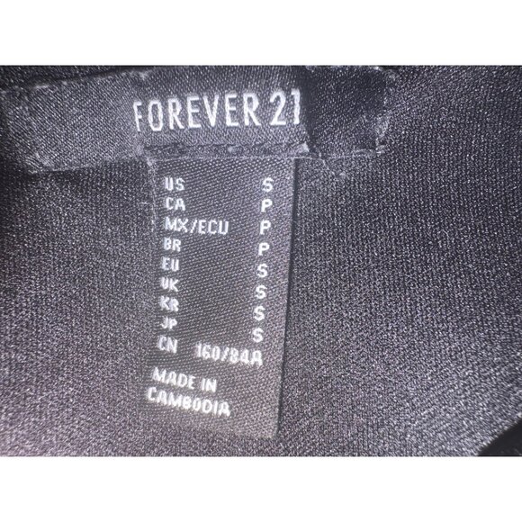 2/$30 Forever 21 Black Small Skater Dress - Picture 4 of 11